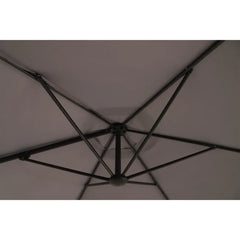 Umbrelă de Soare cu Braț Lateral 290 cm, Protecție UV, Antracit