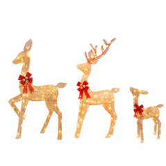 Decoratiune de Craciun, At Performance, Set Reni Potrivit pentru utilizare in interior si exterior