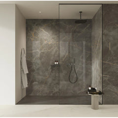 Set 10x Tapet Marmura, AT PERFORMANCE®, suprafata acoperire 1.8 mp, autoadeziv, waterproof, usor de montat, design modern, 30x60 cm, maro