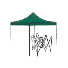 Cort tip Pavilion AT PERFORMANCE 3x3m Verde, Prelata Impermeabila, Pliabil, Structura Metalica Solida, Pentru Curte, Gradina, Evenimente