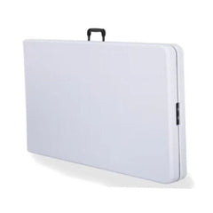 Masa plianta dreptunghiulara politilena, AT PERFORMANCE®, sigurante speciale, cadru din otel, maner transport, sustine 100 kg, 180 x 72 x 70 cm