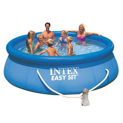 PROMOTIE IMBATABILA! O imensa PISCINA INTEX Family PREMIUM XXL cu pompa filtranta recilculara inclusa 3050mM pentru intreaga familie + CADOU Pistol de apa! , tot pachetul la doar 449lei in loc de 599!
