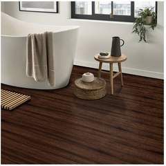 Set 10x Tapet top parchet, AT PERFORMANCE®, suprafata acoperire 1.8 mp, autoadeziv, waterproof, usor de montat, design modern, 30x60 cm, maro