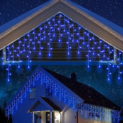 Ghirlandă luminoasă Crăciun 12 metri AT PERFORMANCE® – 300 LED-uri alb rece, decor interior/exterior