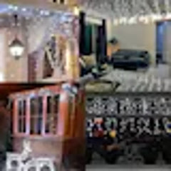 Ghirlandă luminoasă Crăciun 12 metri AT PERFORMANCE® – 300 LED-uri alb rece, decor interior/exterior