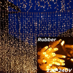 Instalație luminoasă tip perdea AT Performance 3x2M, 240 LED, IP65, efect curgere