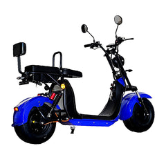 Scuter Electric 2 Persoane, Viteză Limitată 25 km/h – Fără Permis, Motor 1500W, Baterie 20Ah, Suspensie Hidraulică, COC Inclus
