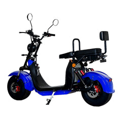 Scuter Electric 2 Persoane, Viteză Limitată 25 km/h – Fără Permis, Motor 1500W, Baterie 20Ah, Suspensie Hidraulică, COC Inclus