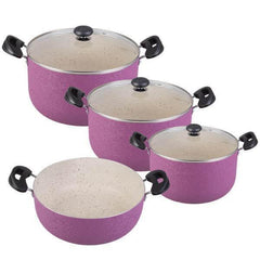 SET OALE antiaderent 7 piese GRANIT, 3 Straturi