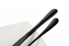 Set complet de tacamuri din inox 24 piese negru/auriu