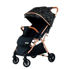 Cărucior pentru copii KIDDO 6607 pliabil, spătar reglabil, copertină mare, 0-36 luni, max. 22 kg