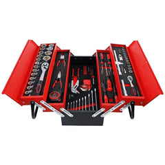 Trusă Scule 86 Piese AT PERFORMANCE®, Cutie Metalică, Uz Hobby