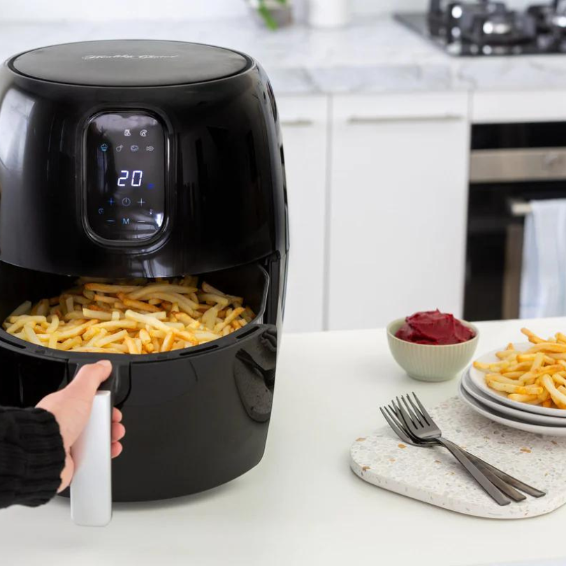 Friteuza cu Aer Cald Hoffman, Fara Ulei, 7,5L, 2400W, 9 functii