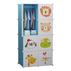Dulap Modular cu 8 Rafturi AT PERFORMANCE® cu Animăluțe pentru Copii 🦁🐶🐻🐿️🐸
