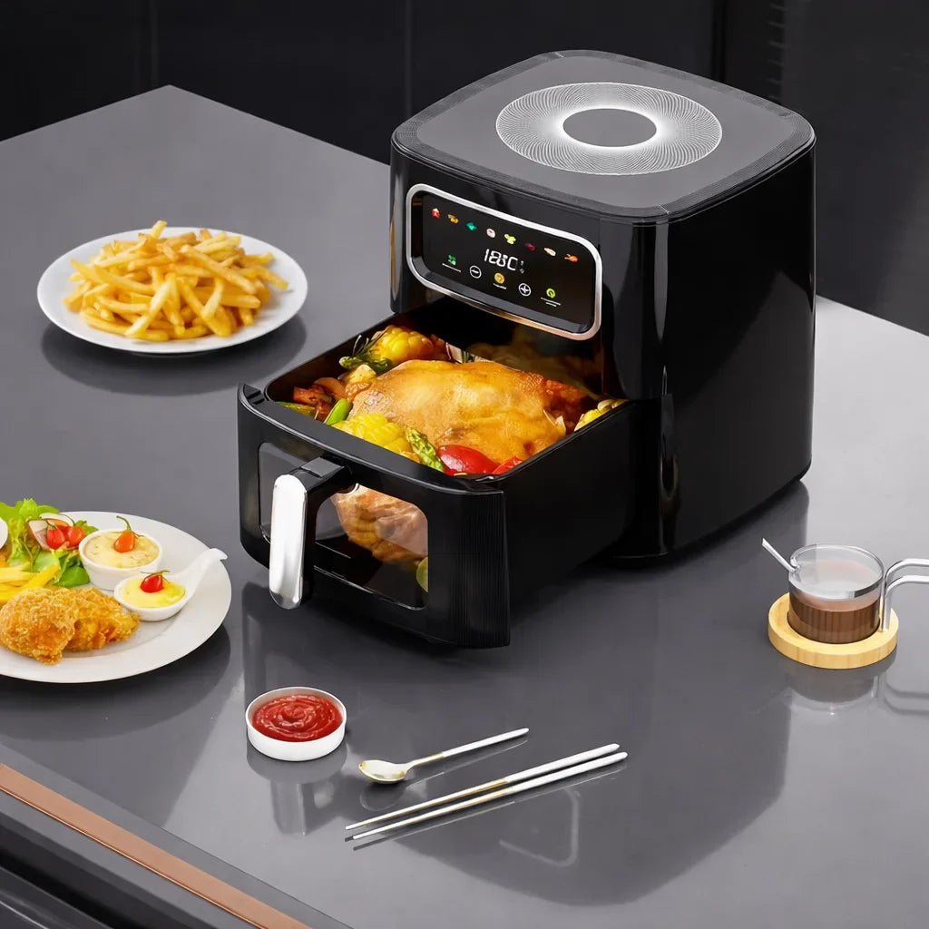 Friteuză cu Aer Cald AT Performance AT-M60, 10L, 2800W, Control Digital