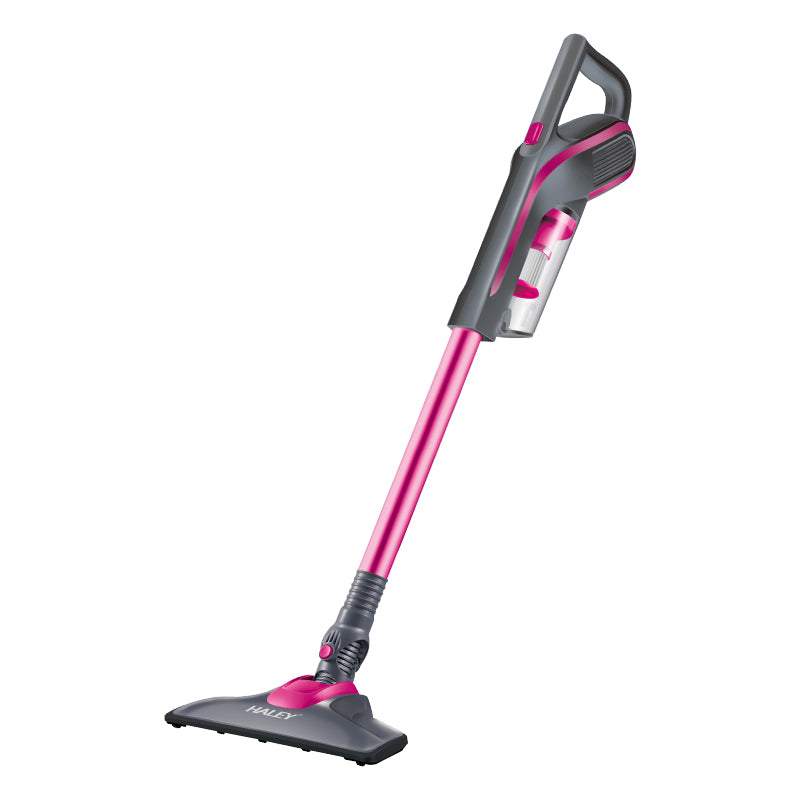 Aspirator HALEY cu băț , Aspirator pentru Covoare, de UZ Casnic, Compact, Puternic si Usor de Utilizat, Roz