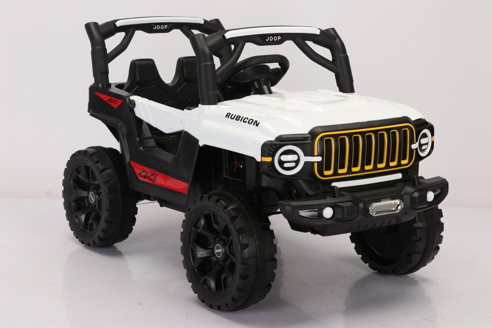 Masina electrica copii multiculori, 12V, control volan+acceleratie si telecomanda