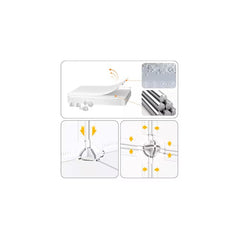 Dulap modular pentru copii, AT PERFORMANCE®, 8 rafturi, durabil, 76X37X147 cm, roz, castel printese