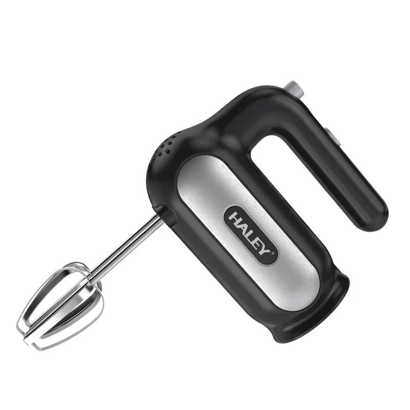 Mixer de Mână Electric HALEY HY-1676, 500W, 5 Viteze + Turbo, Cu Teluri și Cârlige din Inox, Ușor și Puternic pentru Creme, Aluat și Deserturi