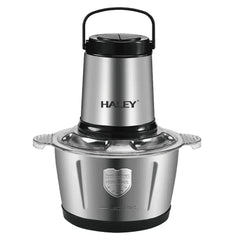 Tocător de alimente HALEY HY-1225 – Putere de 500W și vas de 2L din inox pentru tocare rapidă și eficientă