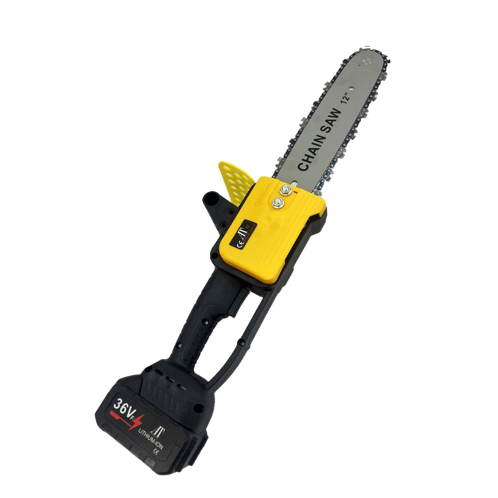Drujbă Electrică AT PERFORMANCE®, 1200W cu Acumulator 48V, Lamă 30 cm, 4200 RPM, Portabilă, Fără Fir, Cu Accesorii