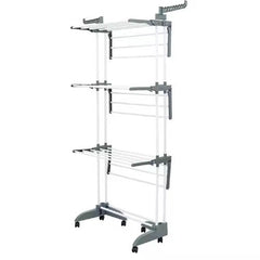 Uscator Vertical pentru Rufe Haine Mobil GRI