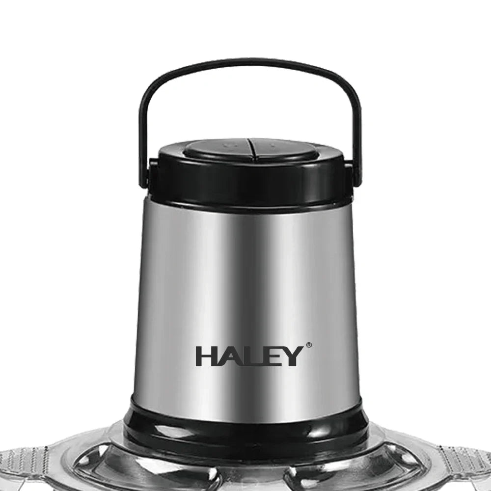 Tocător de alimente HALEY HY-1225 – Putere de 500W și vas de 2L din inox pentru tocare rapidă și eficientă