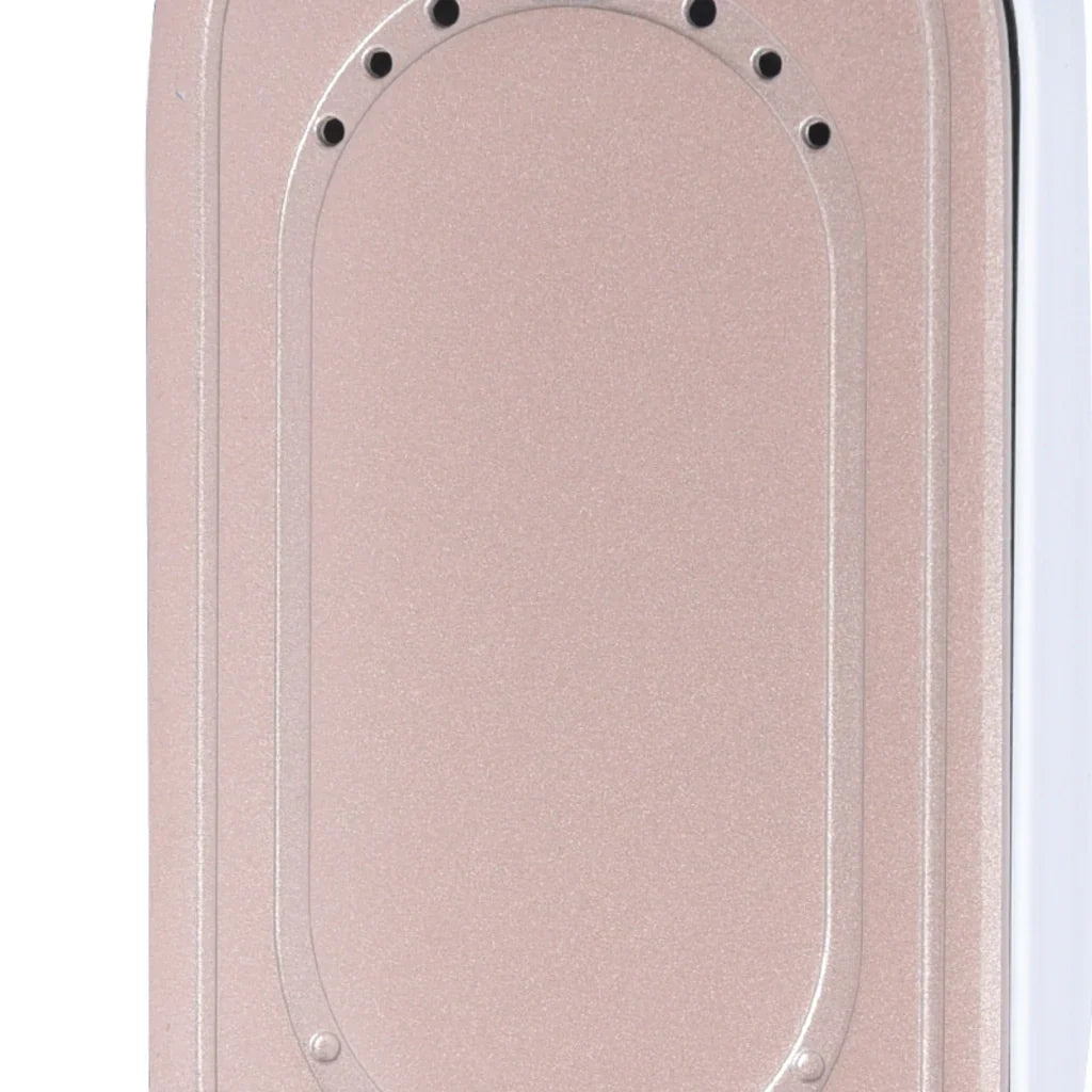 Fier de Călcat Vertical cu Aburi HALEY HY-2075, 1300W, Rezervor 150 ml, Talpă Ceramică Antiaderentă, Abur Puternic, Încălzire Rapidă, Alb/Auriu