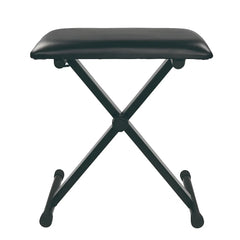 Scaun pentru Orga cu Inaltime Reglabila, Confort Sporit, Design Stabil, 52 / 55 / 57 cm, Pliabil, Usor de Depozitat, Protectie Podea, Negru