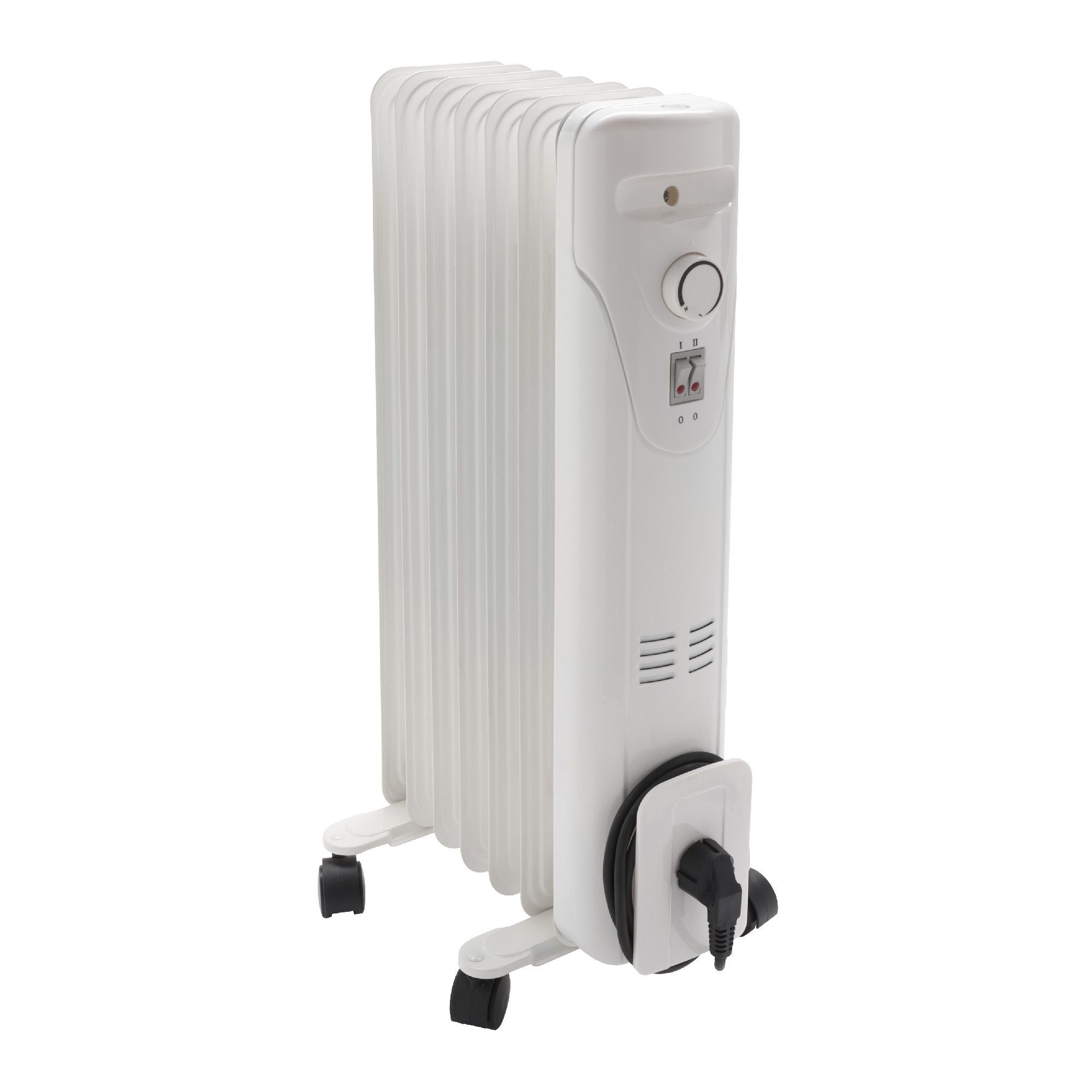 Radiator pe ulei , portabil, 1500 W, alb