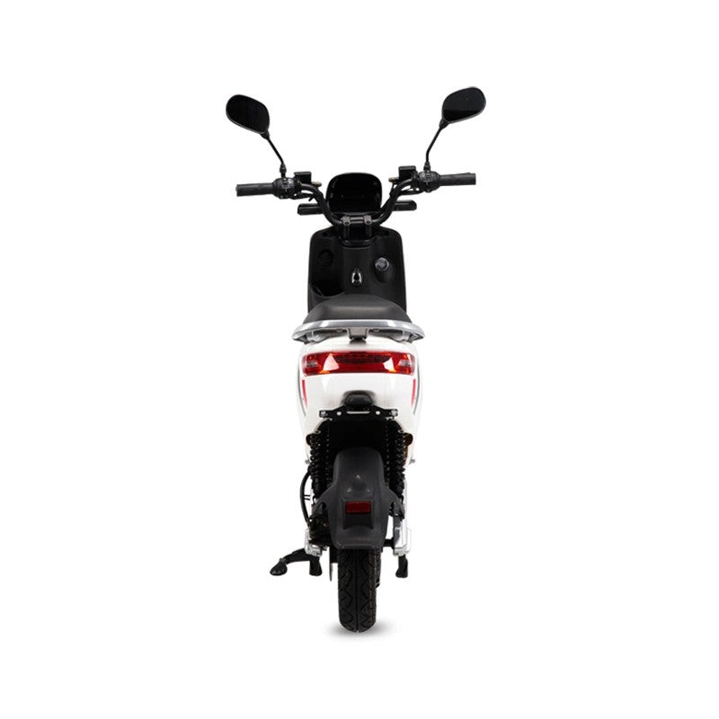 Scuter Electric N-Moto LX04 – Alb, Motor BOSCH 1440W, Autonomie 80 km, Viteză 25 km/h, Fără Permis, CIV, COC & EEC+ Cadou Tricou N-Moto