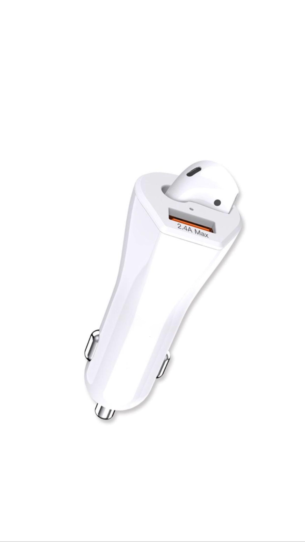 Casti Bluetooth , wireless (fara fir), cu Incarcator Masina USB, Control Touch, Handsfree, Compatibilitate: Universal, Oferta limitata - Alb