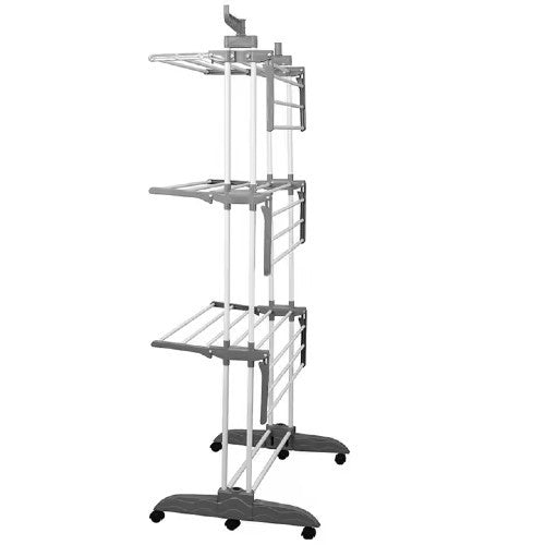 Uscator Vertical pentru Rufe Haine Mobil GRI