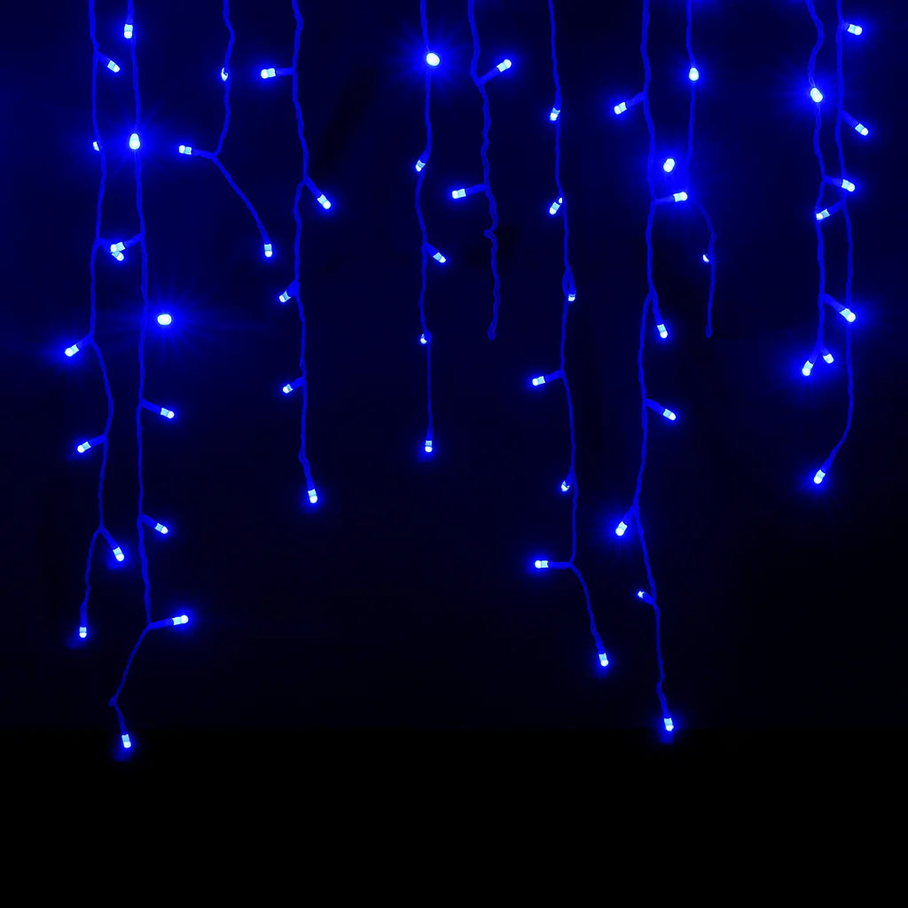 Ghirlandă luminoasă Crăciun 12 metri AT PERFORMANCE® – 300 LED-uri alb rece, decor interior/exterior