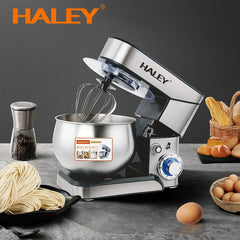 Robot de bucătărie multifuncțional HALEY HY-2403, 7L, inox, 6 viteze + Turbo