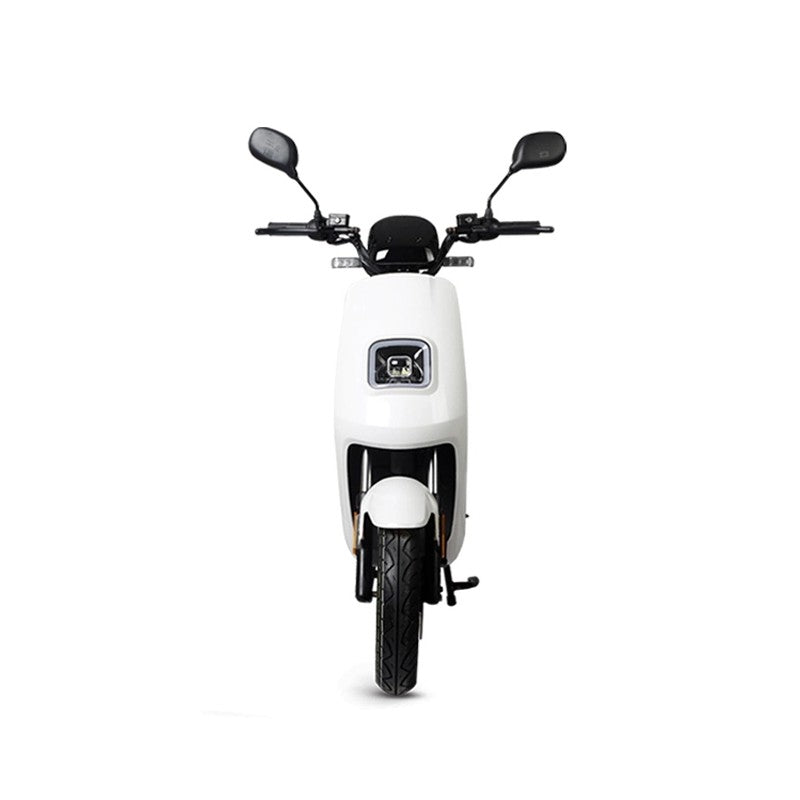 Scuter Electric N-Moto LX04 – Alb, Motor BOSCH 1440W, Autonomie 80 km, Viteză 25 km/h, Fără Permis, CIV, COC & EEC+ Cadou Tricou N-Moto