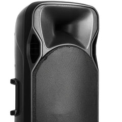 Boxă portabilă profesională AT Performance A15-15, 800W, Karaoke, Bluetooth, Microfon wireless, Baterie reîncărcabilă