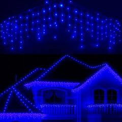 Ghirlandă luminoasă Crăciun 12 metri AT PERFORMANCE® – 300 LED-uri alb rece, decor interior/exterior