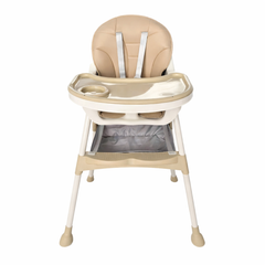 Scaun de masă pentru bebeluși KIDOO KD-44, Roz, cu centură de siguranță în 5 puncte