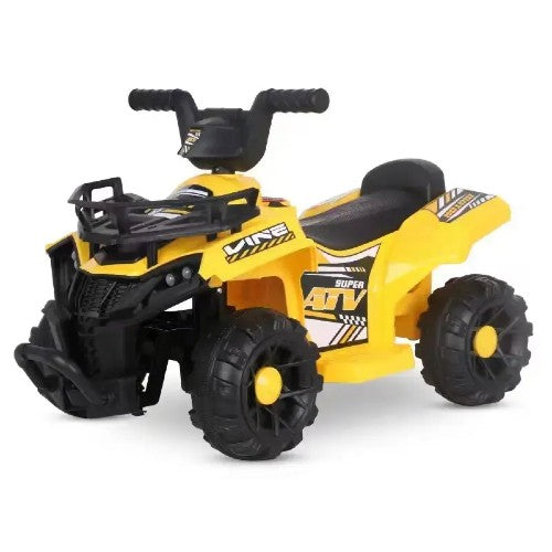 ATV PowerKid 6V – Aventură Electrică pentru Micii Șoferi (2–6 ani, 3–5 km/h)  Galben