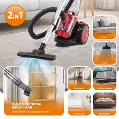 Aspirator fără sac HALEY 20kpa 2.2L,1200W, Aspirator de praf Aspirator puternic cu fir, de calitate, cu ciclon