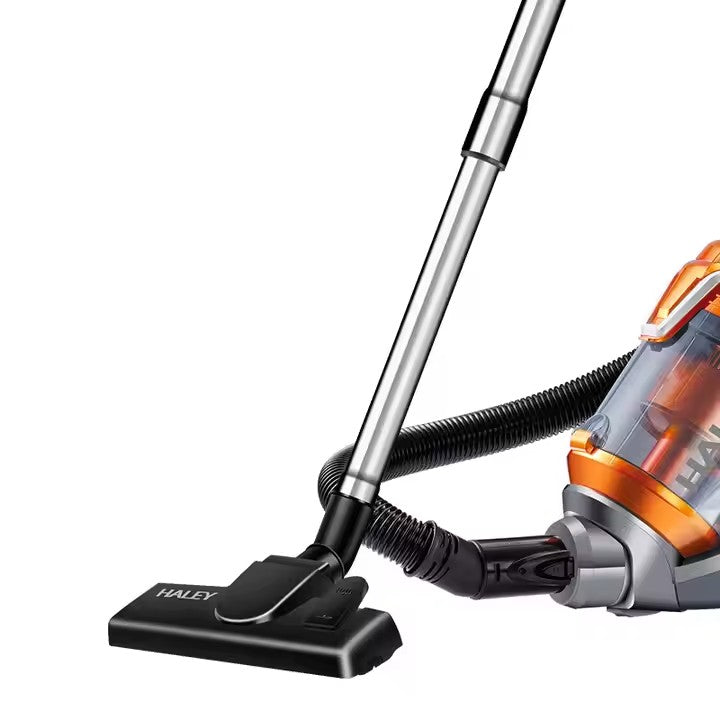 Aspirator portabil HALEY, cu aspirație mare, 4 litri, 3000W, cu saci, Portocaliu/Gri