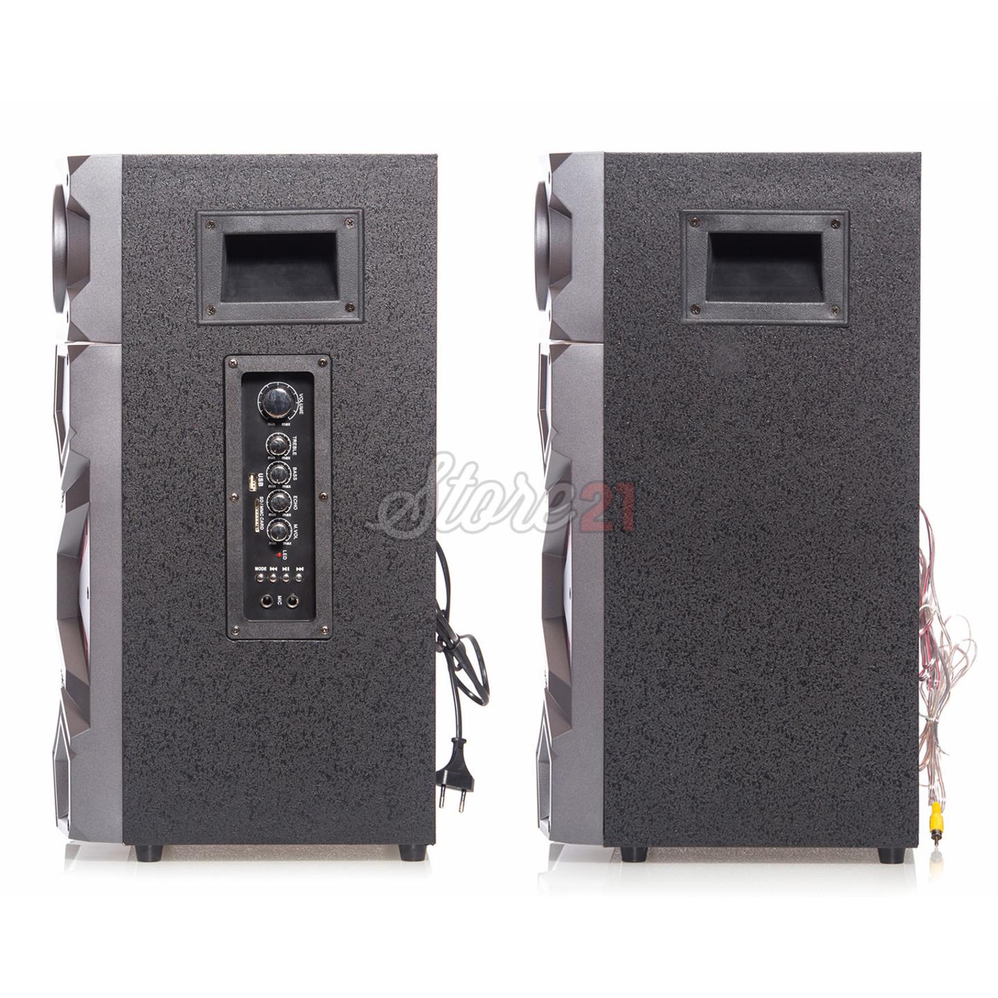 Set Boxe Active Ailiang 7011,300W, 10inch, joc Lumini, Bluetooth,Radio, Telecomanda