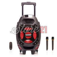 Boxa Activa Profesionala Portabila , Troler Temeisheng  Q7,95W, 10 Inch ,2 Microfoane Wireless, USB, Radio, Bluetooth