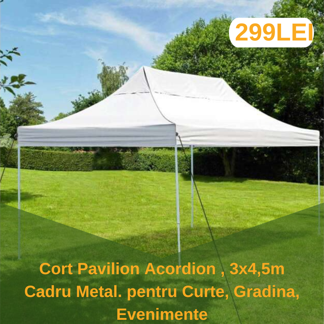 Cort 3x4.5m Curte, Gradina, Evenimente
