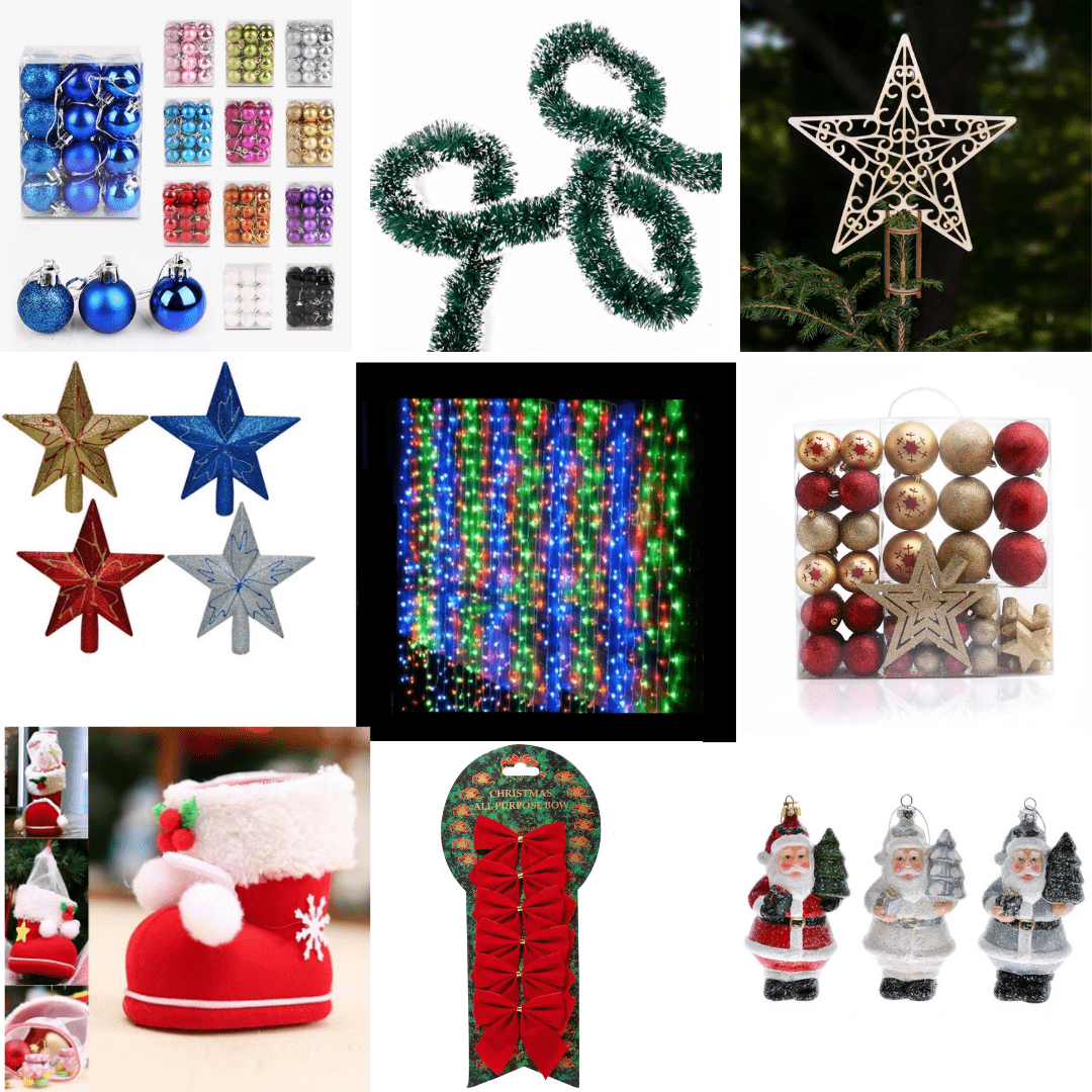 PROMOTIE IMBATABILA! Cu Doar 149 Lei In Loc De399 Ai:Brad artificial , 1.80 m, complet impodobit.cu suport metalic