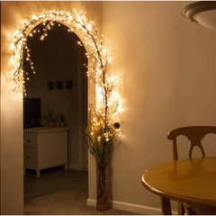 Pachet 2 Instalatie tip creanga, 2.5 M 144 LED-uri