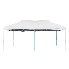 Cort Pavilion 3x6m Pliabil Cadru Metal pentru Curte, Gradina, Evenimente
