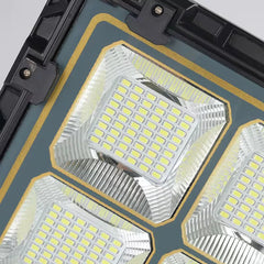 Proiector Solar LED HNY 1000W cu Panou Fotovoltaic Separat, Telecomandă, Senzor de Mișcare, IP66, 6500K