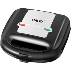 Sandwich Maker 3 în 1 HALEY® HY-1036, Plăci Interchangeabile, Grill și Waffle, Putere 750W, Design Compact, Negru